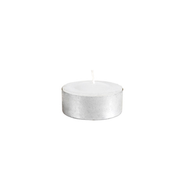 [113.51] 100 U. Velas Calientaplatos Ø3,8X1,6 Cm Blanco Parafina (1 Unid.)
