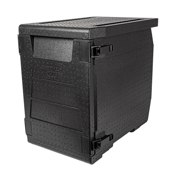 [190.01] ARMARIO ISOTÉRMICO PARA 12 GN 1/1, 1/2, 1/3 93 L 64,5x44,5x62,5 CM NEGRO EPP (1 UNID.)