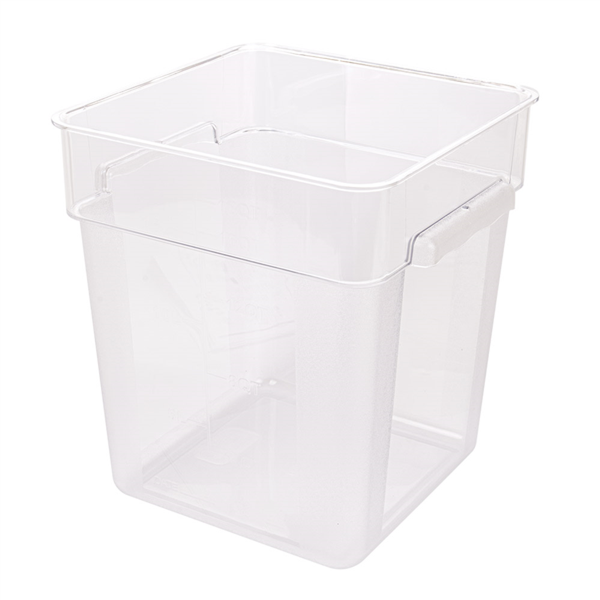 Contenedor Alimentos 18 L 28,5X28,5X32 Cm Transparente Policarbonato (1 Unid.)