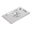 TAPA 1/4 PARA CÓDIGOS 181.73 26,5x16 CM PLATEADO INOX (1 UNID.)