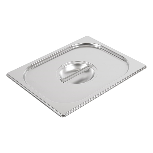 TAPA 1/2 PARA CÓDIGOS 181.67/68 32,3x26,5 CM PLATEADO INOX (1 UNID.)