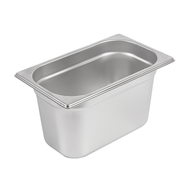 [181.73] Cubeta Gastronorm 1/4 3,8 L 26,5X16X15 Cm Plateado Inox (1 Unid.)