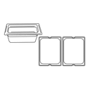 Cubeta Gastronorm 1/2 5,6 L 32,5X26,5X10 Cm Transparente Policarbonato (1 Unid.)