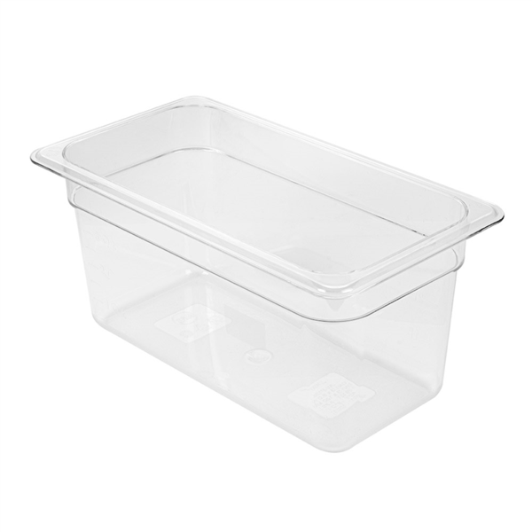 [202.11] CUBETA GASTRONORM 1/3 4,9 L 32,5x17,6x15 CM TRANSPARENTE POLICARBONATO (1 UNID.)