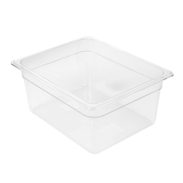 [202.07] Cubeta Gastronorm 1/2 8,4 L 32,5X26,5X15 Cm Transparente Policarbonato (1 Unid.)
