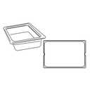 Cubeta Gastronorm 1/1 25 L 53X32,5X20 Cm Transparente Policarbonato (1 Unid.)