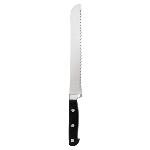 [449.54] Cuchillo Pan, Mango Abs 23,5 Cm Plateado Inox (1 Unid.)