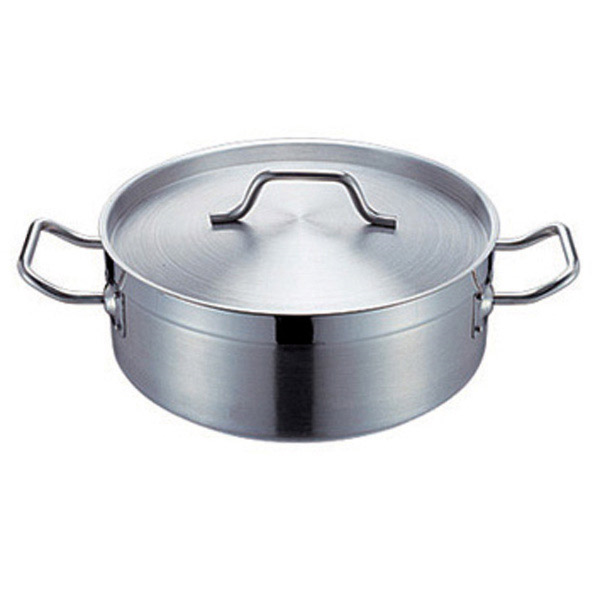 [444.13] OLLA CON TAPA 10 L Ø 32x12,5 CM PLATEADO INOX (1 UNID.)