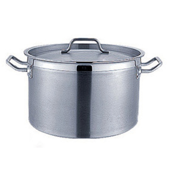 [443.71] PUCHERO CON TAPA 15,7 L Ø 34x21,5 CM PLATEADO INOX (1 UNID.)