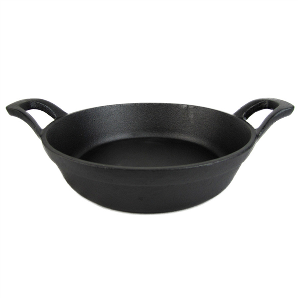CAZUELA REDONDA 750 ml Ø 18(24,4)x4,3 CM NEGRO HIERRO (8 UNID.)
