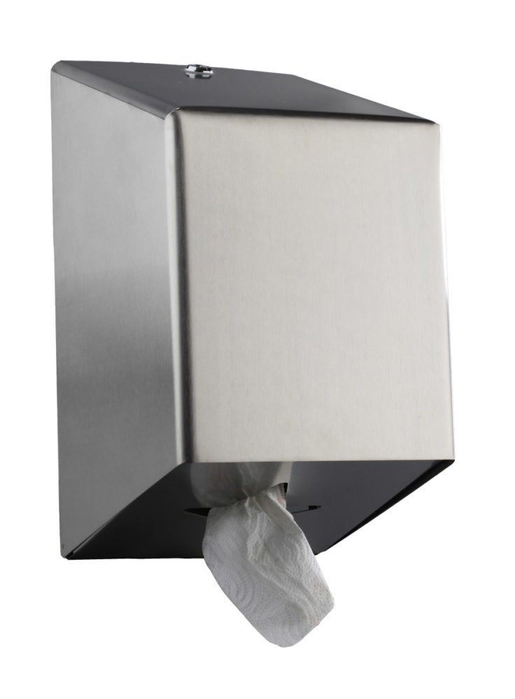 DISPENSADOR DE PAPEL MECHA INOX SATINADO