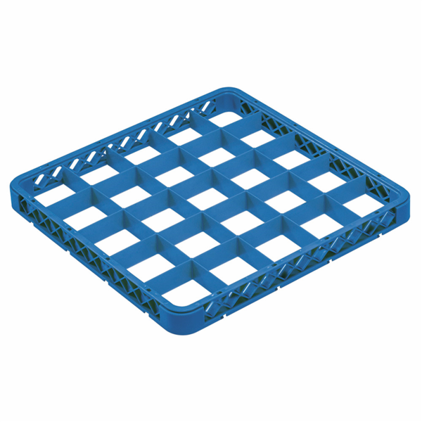 [252.54] SUPLEMENTO RACK DE 25 COMPARTIMENTOS 50x50x4,5 CM AZUL PP (1 UNID.)