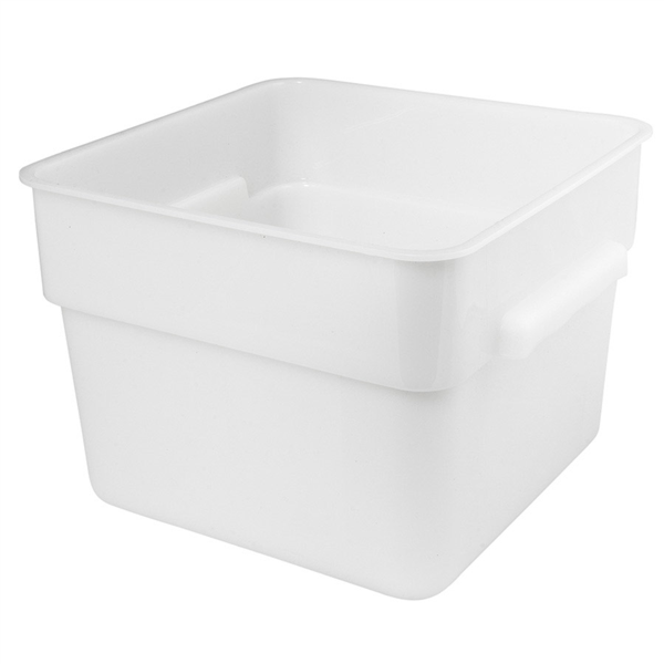 [164.76] Contenedor Alimentos 12 L 28,5X28,5X21 Cm Blanco Pp (1 Unid.)