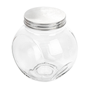 TARRO PARA ALMACENAR ESFÉRICO 'WAKI GLASS' 3 L 19,5x13,5x19,5 CM TRANSPARENTE CRISTAL (6 UNID.)