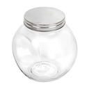 TARRO PARA ALMACENAR ESFÉRICO 'WAKI GLASS' 1,7 L 16x11,5x16 CM TRANSPARENTE CRISTAL (12 UNID.)