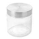 Tarro Almacenar Cilíndrico 830 Ml Ø 11,2X12 Cm Transparente Cristal (12 Unid.)