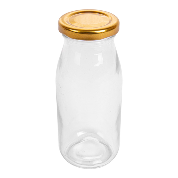 [207.74] FRASCO CON TAPA 265 ML Ø 6x13,5 CM TRANSPARENTE CRISTAL (48 UNID.)