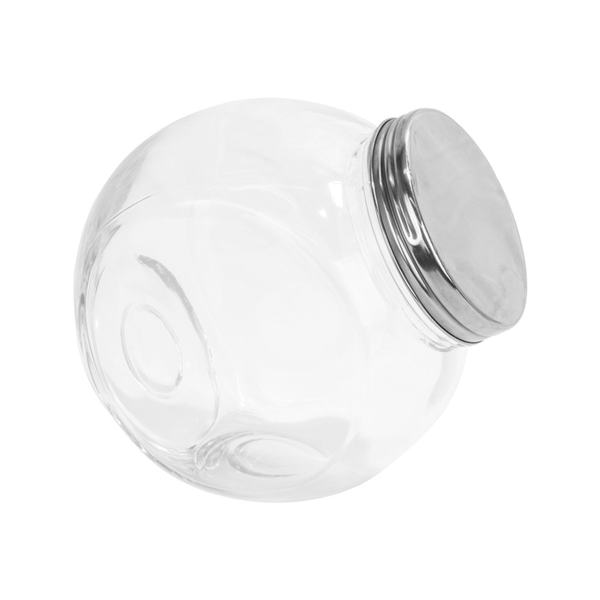 [216.78] TARRO ALMACENAR INCLINADO 4430 ML 22,5x15x22,5 CM TRANSPARENTE CRISTAL (6 UNID.)