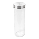 Tarro Almacenar Cilíndrico 1900 Ml Ø10X31 Cm Transparente Cristal (12 Unid.)