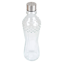 BOTELLA + TAPÓN INOX 990 ML Ø8,6x31 CM TRANSPARENTE CRISTAL (24 UNID.)