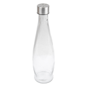Botella + Tapón Inox 930 Ml Ø9X32 Cm Transparente Cristal (24 Unid.)