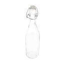 Botella + Cierre Clip 'Waki Glass' 500 Ml Ø 7X27 Cm Transparente Cristal (48 Unid.)