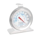 TERMÓMETRO REFRIGERADOR/CONGELADOR -29º A 20ºC 6,2x7,3x4 CM PLATEADO INOX (1 UNID.)