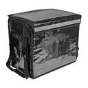 MOCHILA TRANSPORTE 44x37x29 CM NEGRO VINILO (1 UNID.)