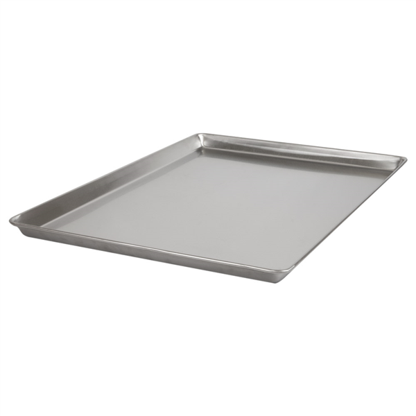 [454.58] PLACA PASTELERA 60x40x2,5 CM PLATEADO INOX (1 UNID.)