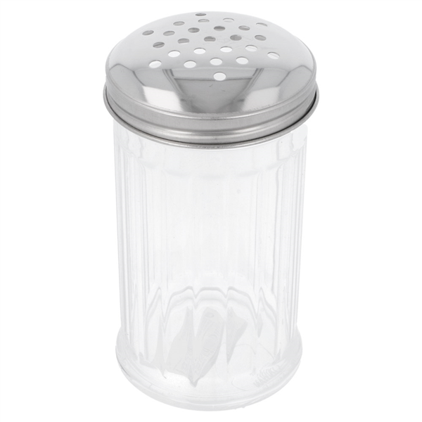 [452.80] Espolvoreador Queso 360 Ml Ø 7,5X14 Cm Transparente Policarbonato (1 Unid.)
