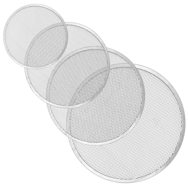 [148.70] ARO ENREJADO PIZZA Ø 35,5 CM PLATEADO ALUMINIO (1 UNID.)