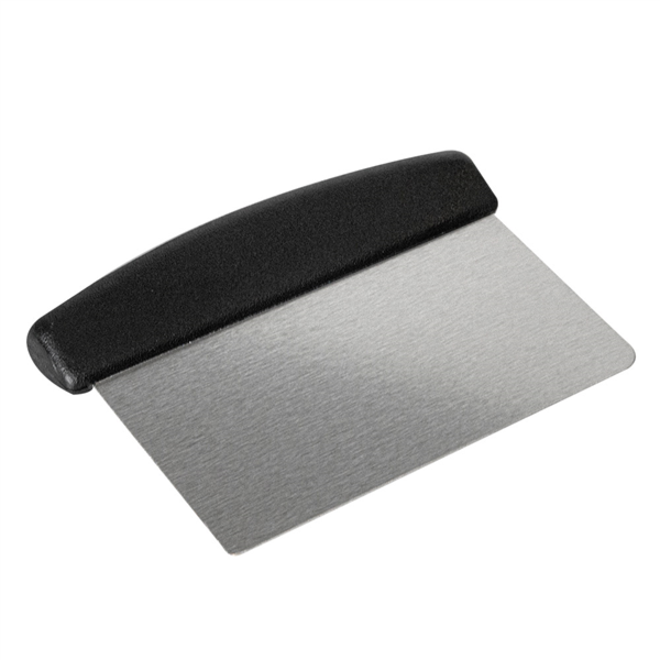 [450.81] Espátula/Raspador Masa De Pizza 11X15,2 Cm Plateado Inox (1 Unid.)