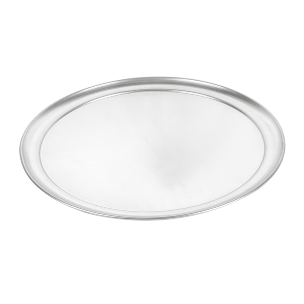 Plato Llano Pizza Ø 35 Cm Plateado Aluminio (1 Unid.)
