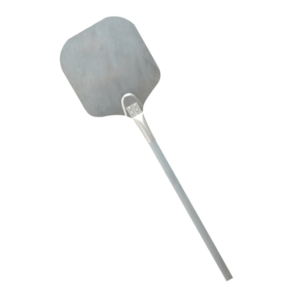 [164.65] PALA DE PIZZA MINI 17,1x19,7x52,1 CM PLATEADO ALUMINIO (1 UNID.)