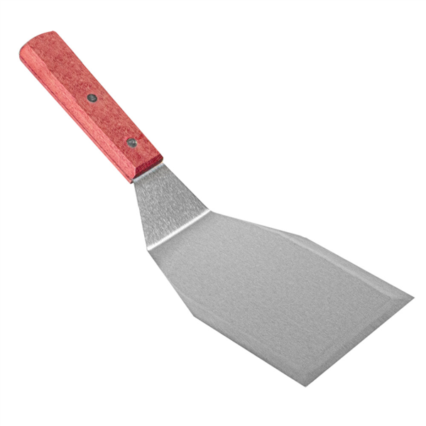 ESPÁTULA PARA PIZZA Y BURGER 20x12,5 CM PLATEADO INOX (1 UNID.)