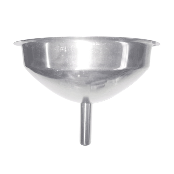 [445.76] Embudo Ø 1,9/14 Cm Plateado Inox (2 Unid.)