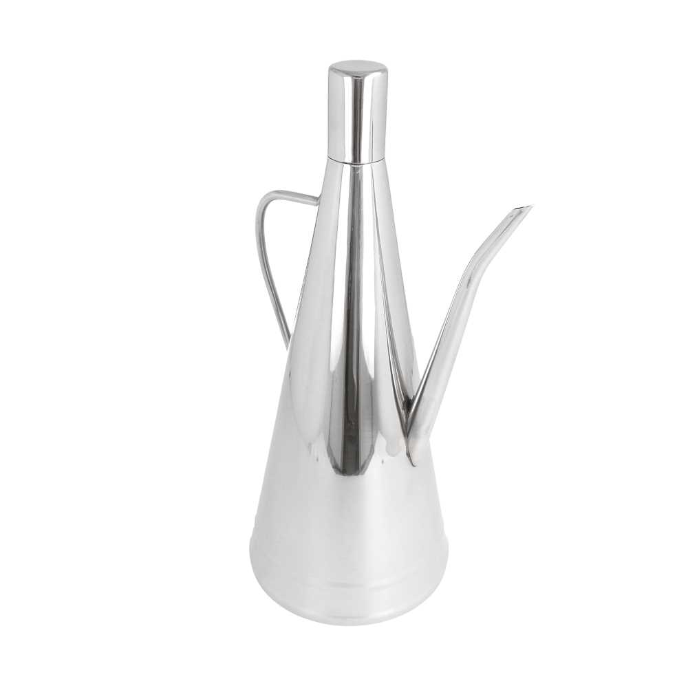 [452.70] ACEITERA 1 L Ø 11,5x28,5 CM PLATEADO INOX (1 UNID.)