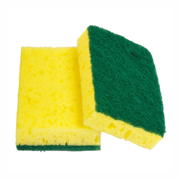 Esponjas Con Fibra Abrasiva Super 96 11X7X2,5 Cm Verde Fibra (12 Unid.)