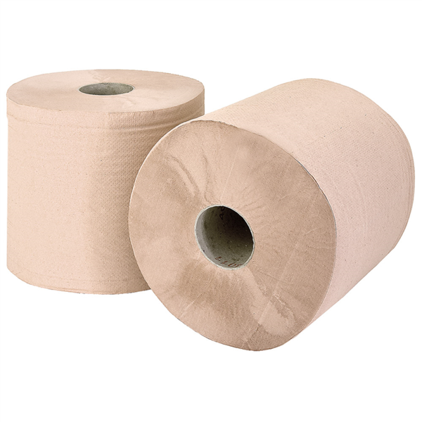 [156.08] MATATRAPOS 2 CAPAS - 1200 HOJAS 21 G/M2 Ø35x26 CM NATURAL PAPEL RECICLADO (2 UNID.)