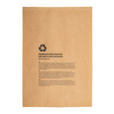BOLSAS COMPOSTABLES 8 L 70 G/M2 26+14x35 CM NATURAL KRAFT (500 UNID.)