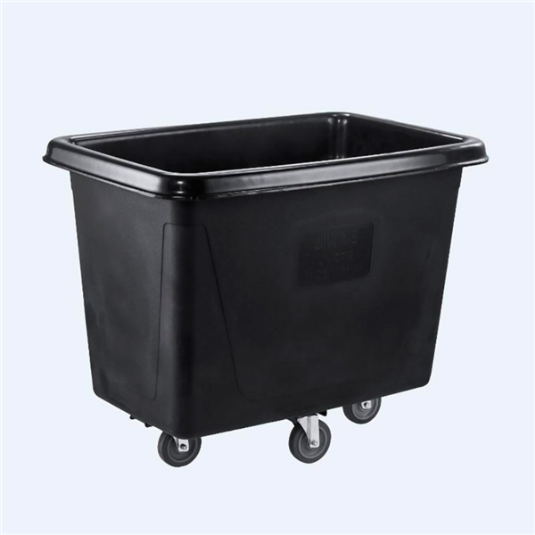 [266.11] Carro Para Lavandería 340 L 74X107X86 Cm Negro Pe (1 Unid.)