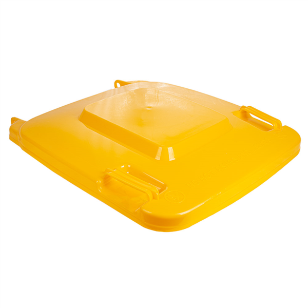 TAPA CONTENEDOR 240L 71x56x7,4 CM AMARILLO HDPE (1 UNID.)