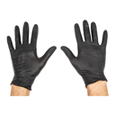 GUANTES SIZE: S NEGRO NITRILO (100 UNID.)