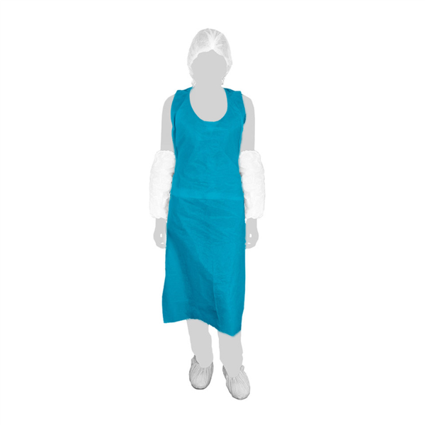 [165.05] Delantales A Granel 25Μ 69X107 Cm Azul Ldpe (100 Unid.)