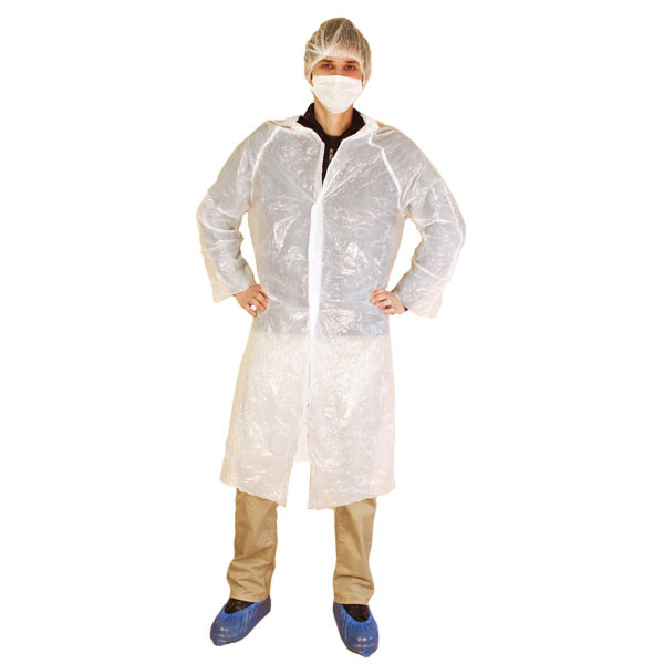 [163.28] Conjuntos Visitador Económico 20Μ 130 Cm Blanco Ldpe (25 Unid.)