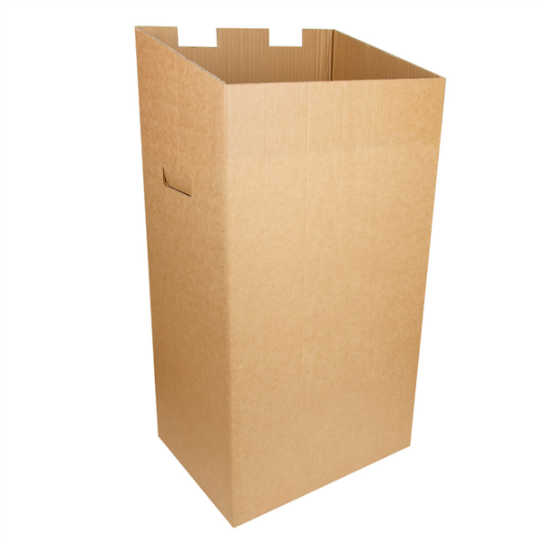 [251.42] Papelera Reciclaje 75 L 37,3X27,3X72 Cm Marrón Cartón (10 Unid.)