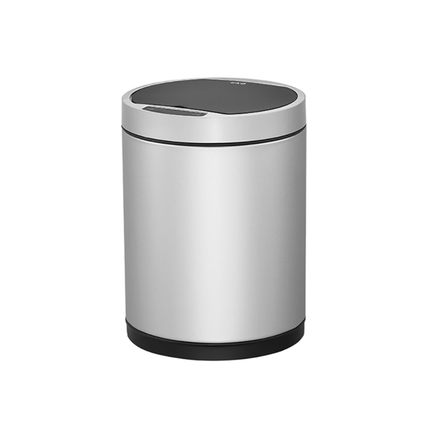 [251.13] PAPELERA CON SENSOR DE MOVIMIENTO 50L Ø 32x70 CM PLATEADO INOX (1 UNID.)