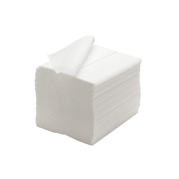 [146.60] PAPEL HIGIÉNICO INTERCALADO ECOLABEL 2 CAPAS - 200 HOJAS 2x16 G/M2 21x11 CM BLANCO CELULOSA (1 UNID.)