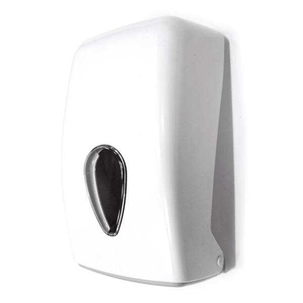 DISPENSADOR PARA SECAMANOS 'MINI BARRIL' 14x15x28,5 CM BLANCO ABS (1 UNID.)