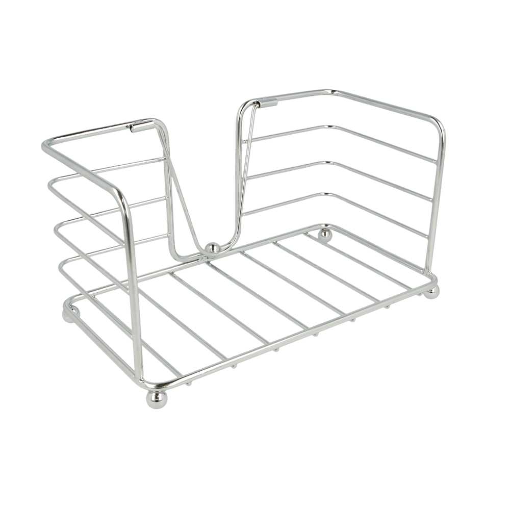 [214.04] Cesta Toallas 23X12,5X12,5 Cm Cromado Inox (1 Unid.)